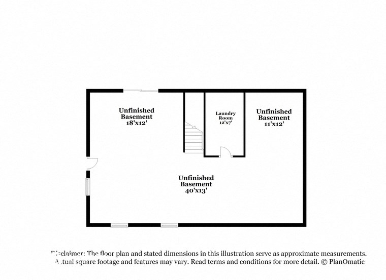 a diagram of the floor plan and sized diagrams in this schematic representation