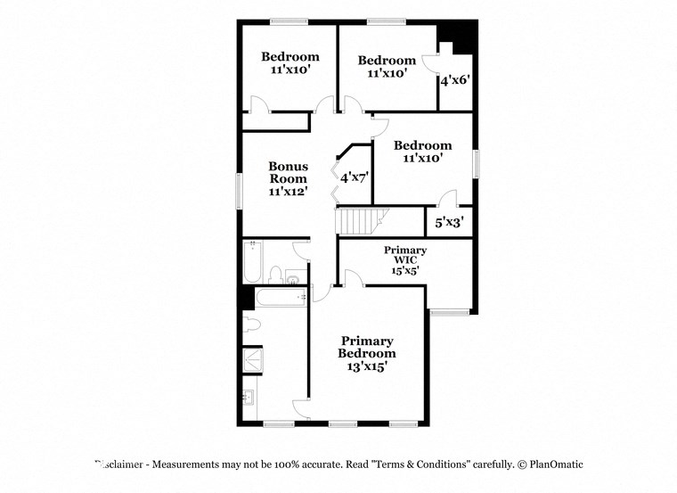 this is the floor plan for a bedroom apartment