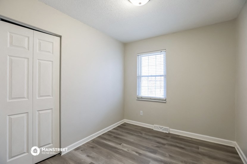the bedroom of our studio apartment atrium