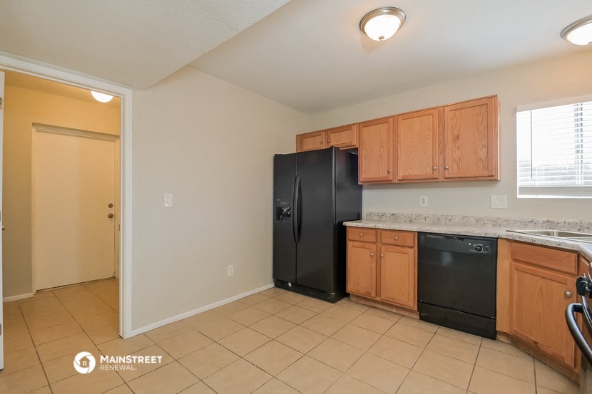 the kitchen is clean and ready for us to use