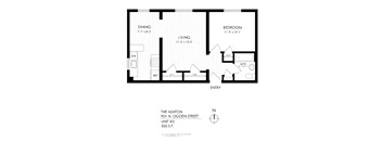 1 Bedroom-Hardwood