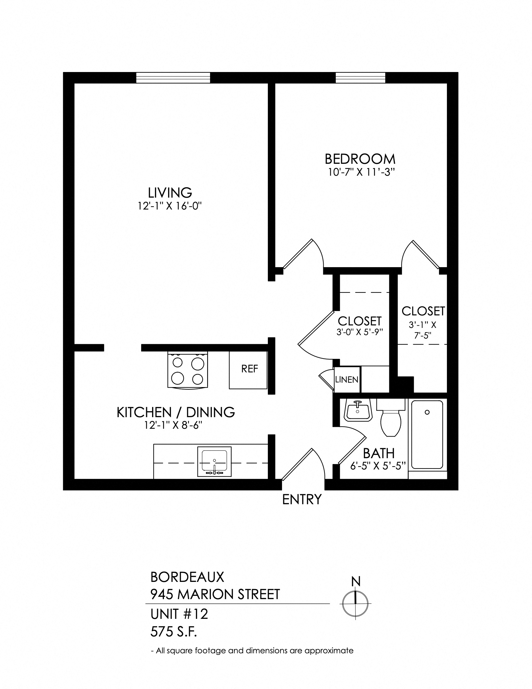 1Bedroom, 1 Bathroom