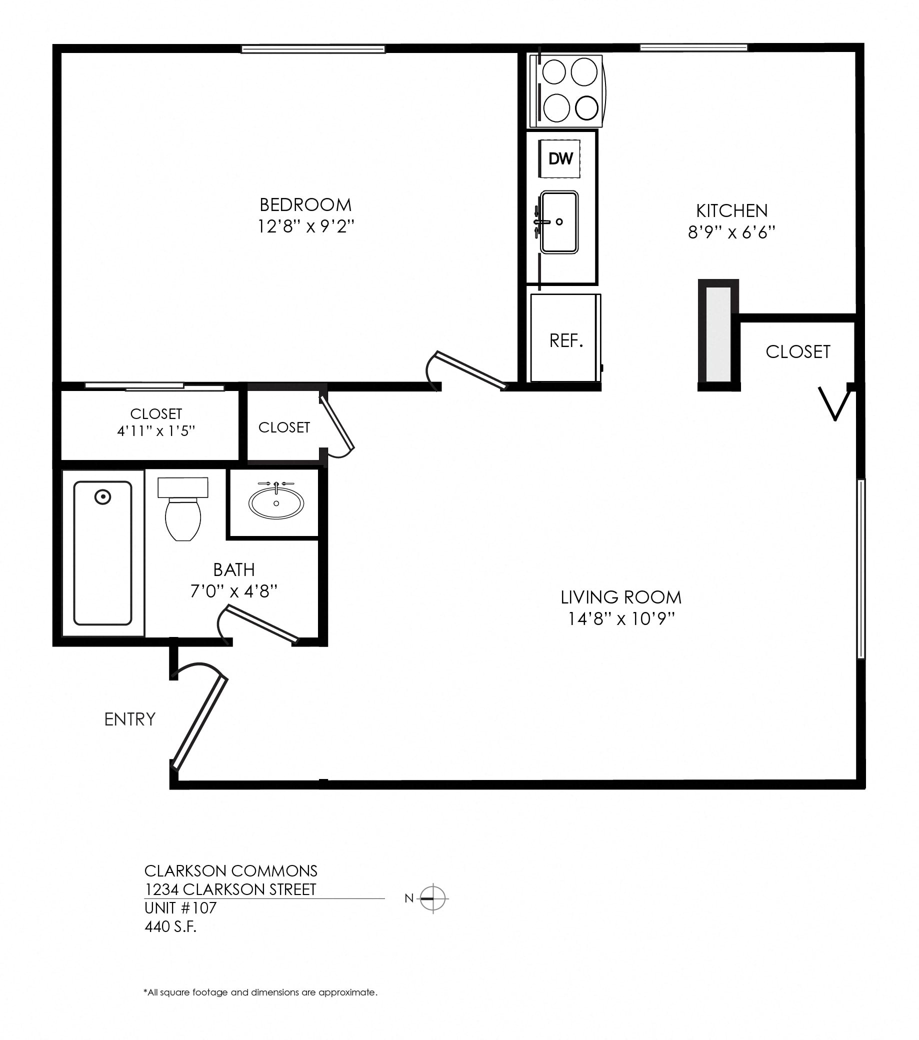 1 bedroom in Denver for rent