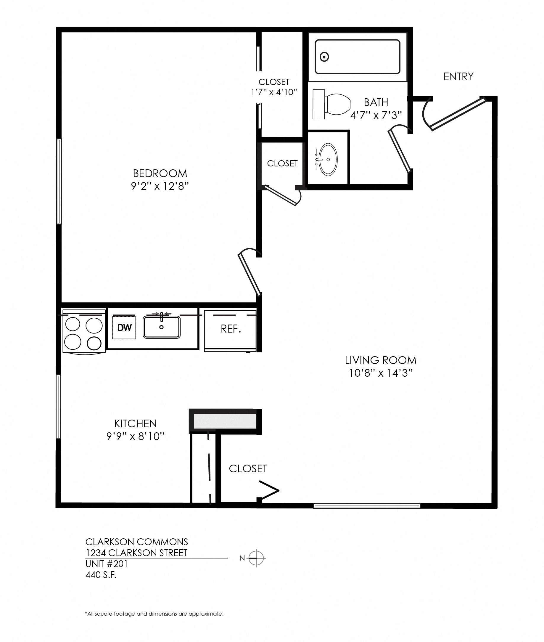 1 bedroom for rent in Denver