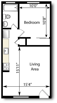 8 S Clarkson Street 1 Bed Apartment for Rent - Photo Gallery 9