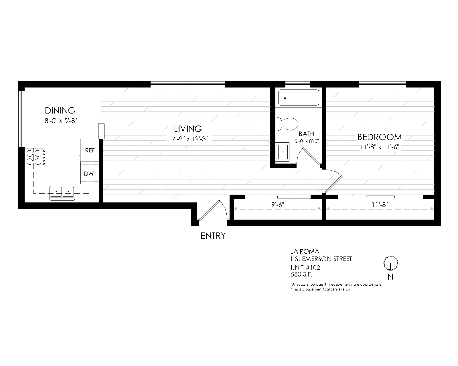 1 Bedroom 1 Bath at La Roma Apartments in Denver, CO