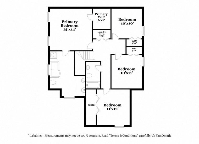 a floor plan of a house with a bedroom and a living room