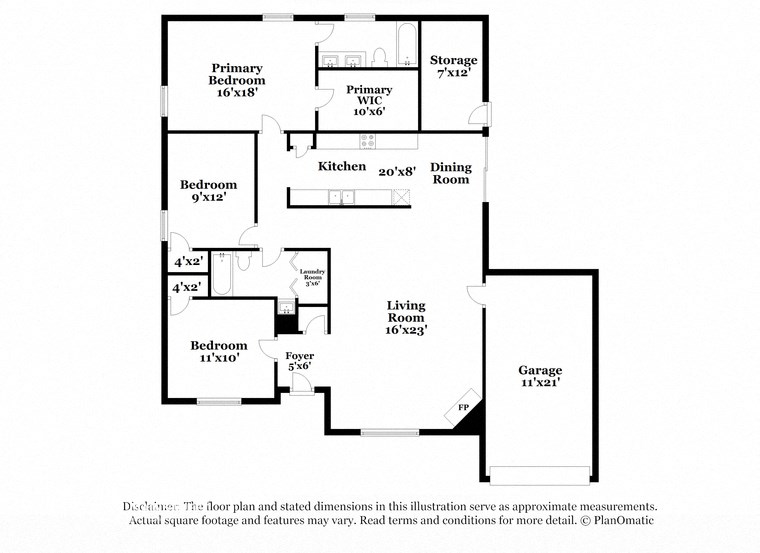 a floor plan of a house with a bedroom and a living room
