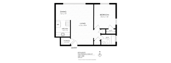 1 Bedroom-Hardwood