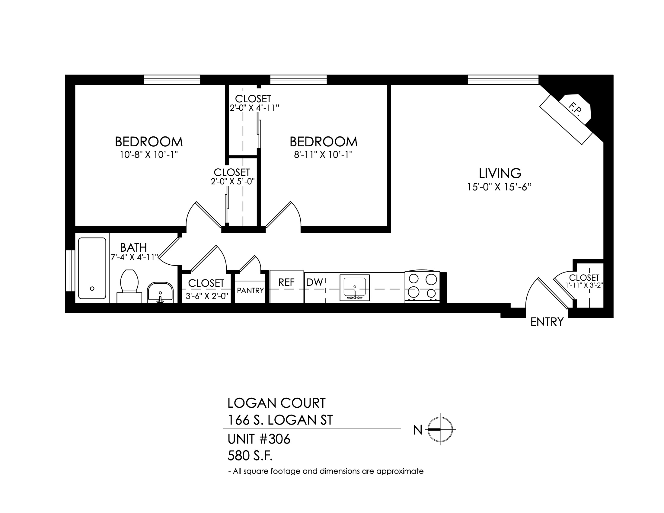 2-Bedroom-Hardwood