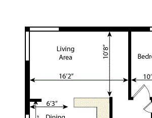 1 Bedroom-Hardwood