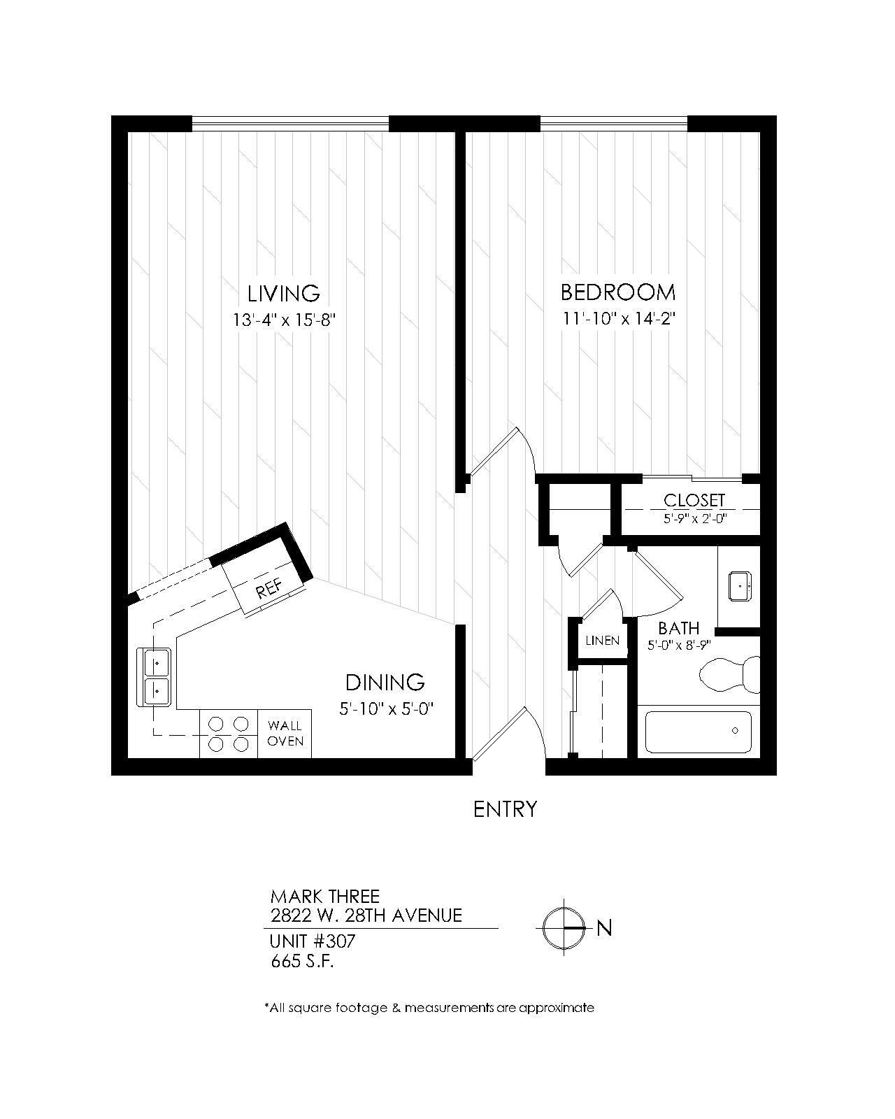 1 Bedroom x 1 Bath