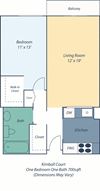 One Bed One Bath Kimball III