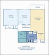 Two Bed One Bath Kimball III