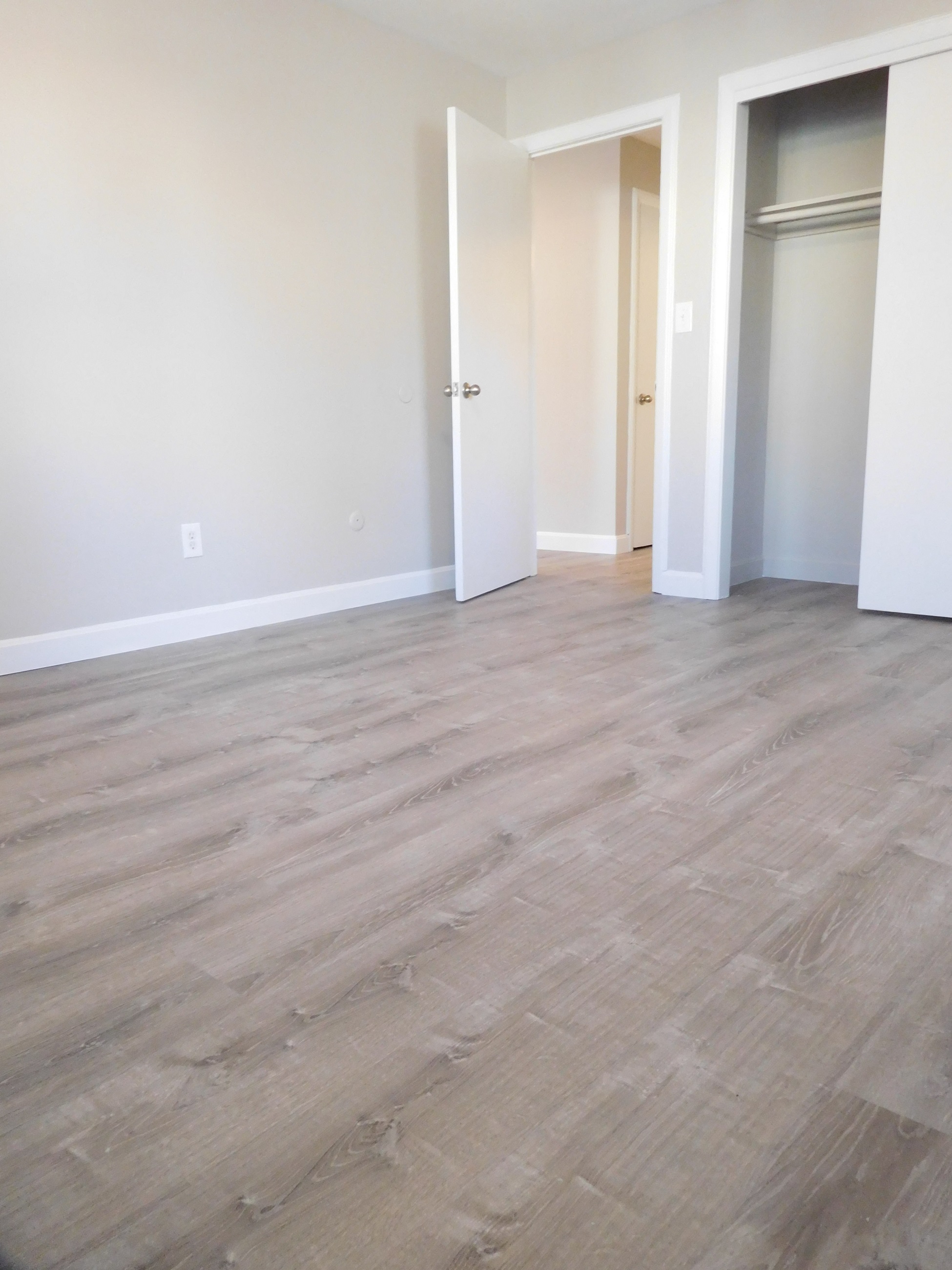 Bedroom with Laminate Flooring