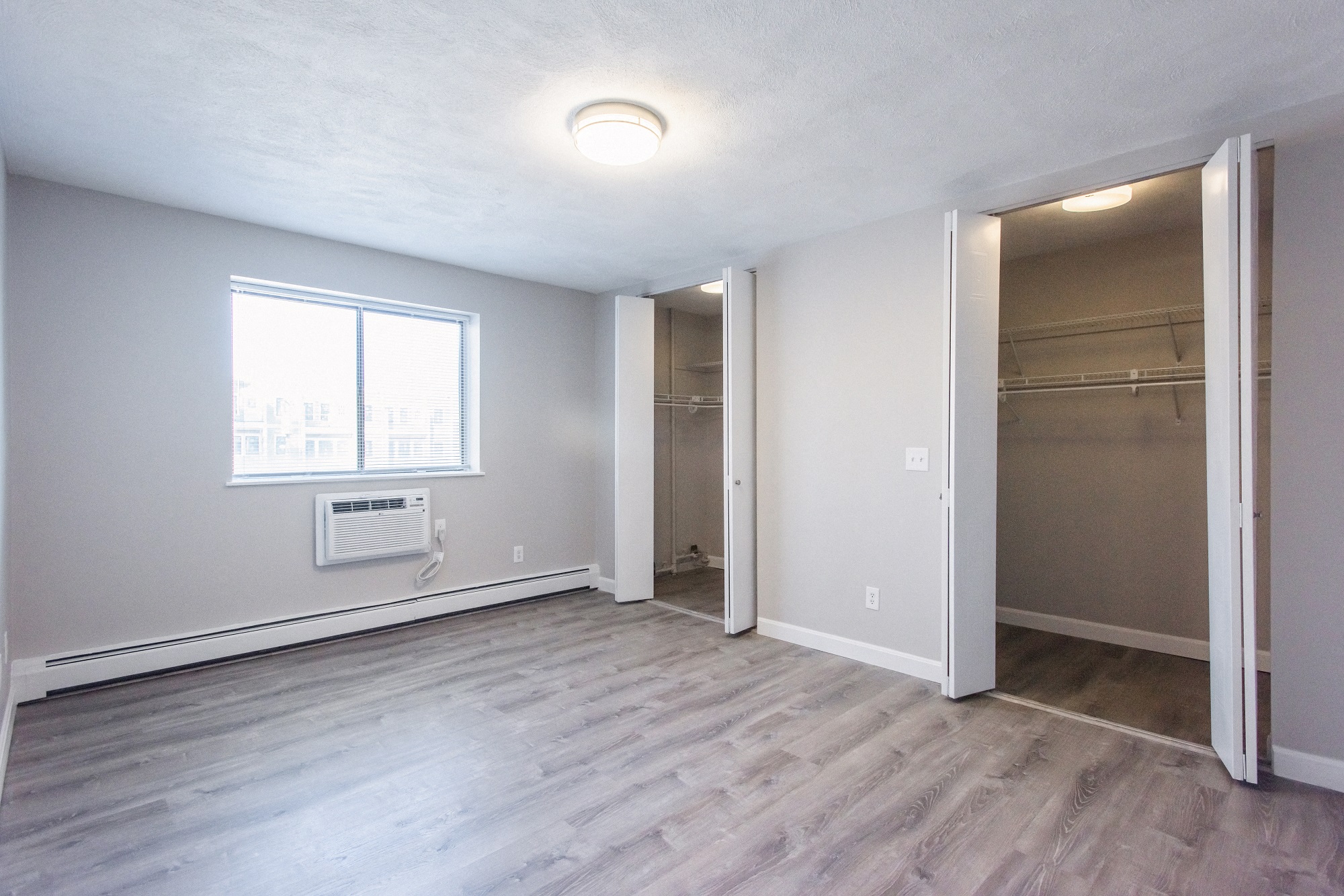 Bedroom with Two Closets