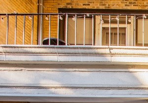 Steps to 15 Carol Ave Entrance with Balconies