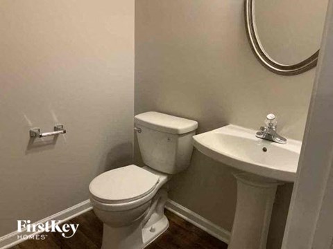 a small bathroom with a toilet and a sink