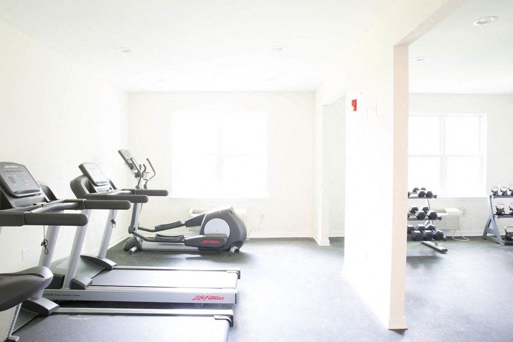 the gym is clean and ready for you to use