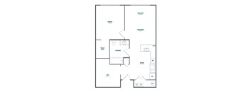 A1.1: 1 Bedroom + Den