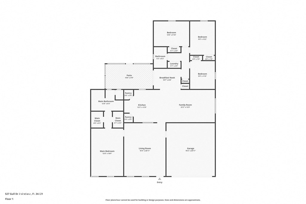 this is a floor plan of a 2100 sq ft home