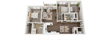 3 Bedrooms, 2 Bathrooms