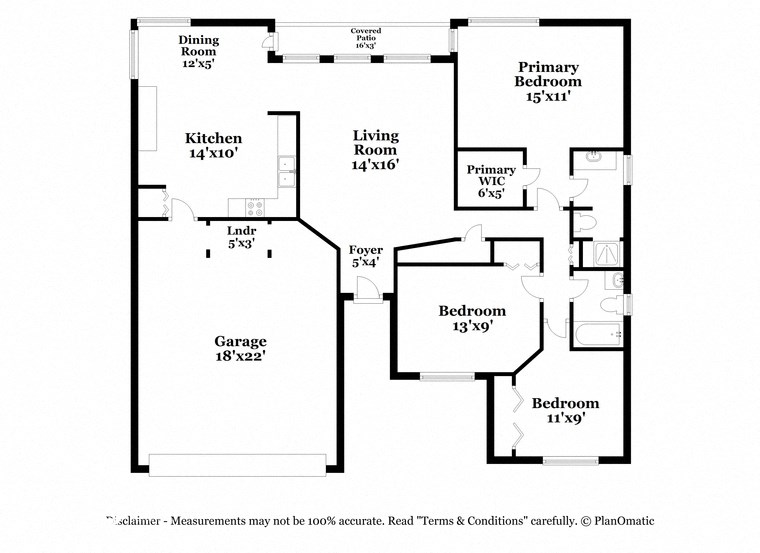 a floor plan of a house with a kitchen and a living room