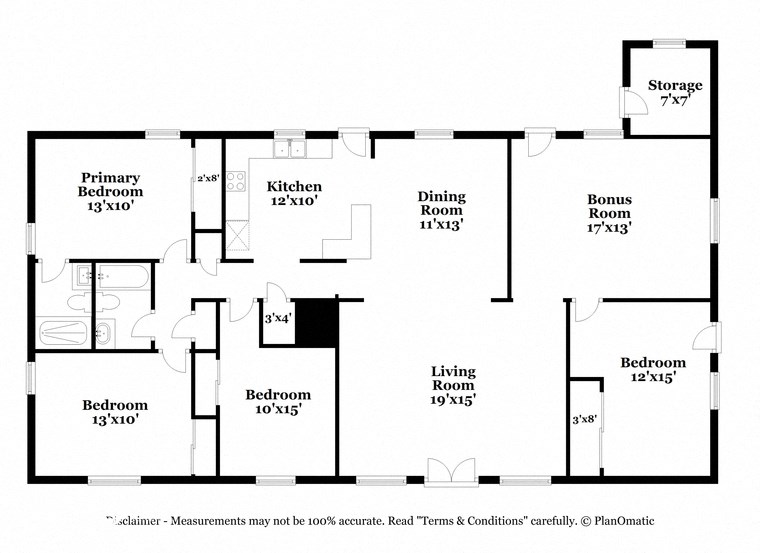 a floor plan of a house with a bedroom and a living room