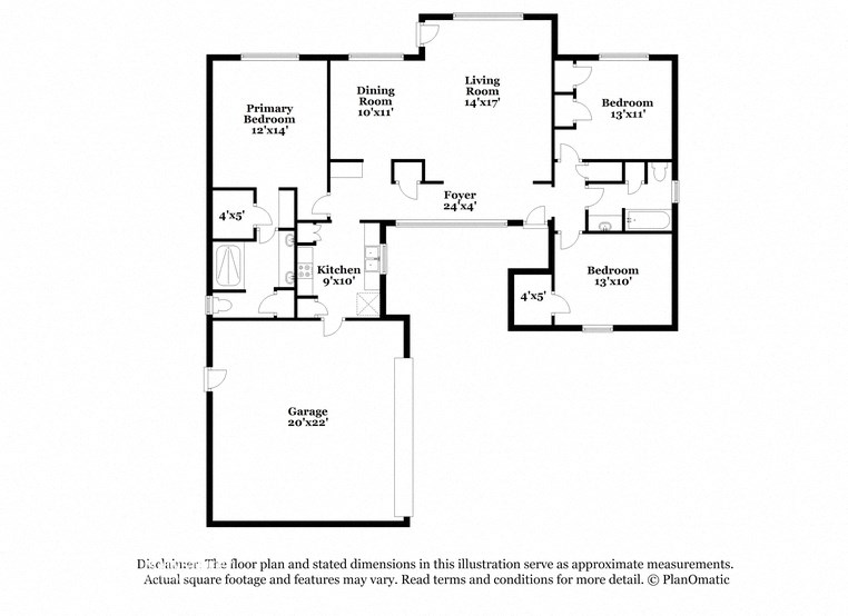 the diagrams in the manual show the floor plan of the house