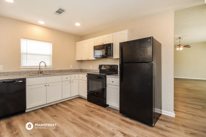 the kitchen is clean and ready for us to use