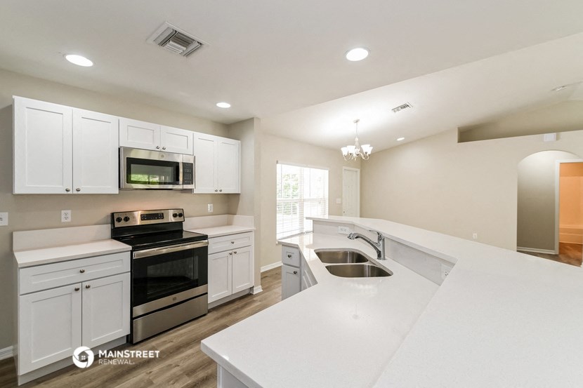 the kitchen is clean and ready for us to use