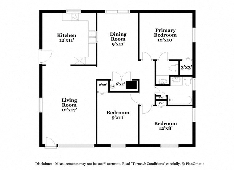 this floor plan is an approximation of our floor plan and may not include all measurements