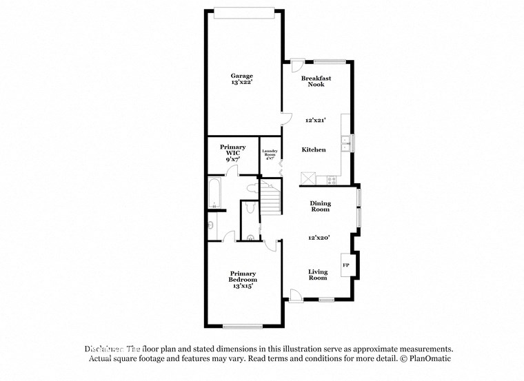 this floor plan is an approximation and may not include the most recent information