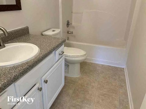 a bathroom with a sink and a toilet