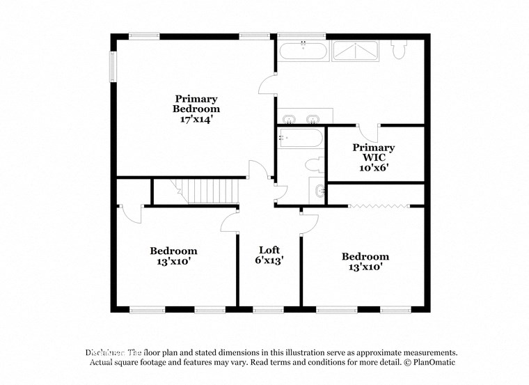 this floor plan is an approximation of the floor plan for a 1 bedroom apartment