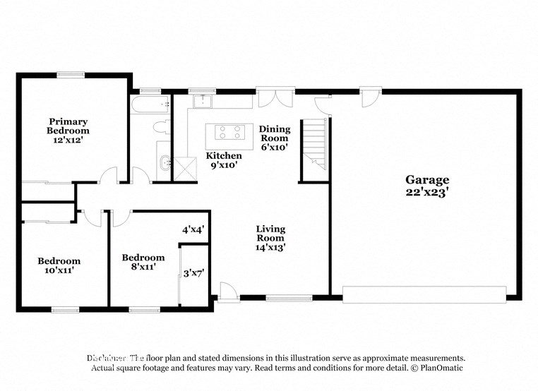 this plan is an approximation of our floor plan and may not be final