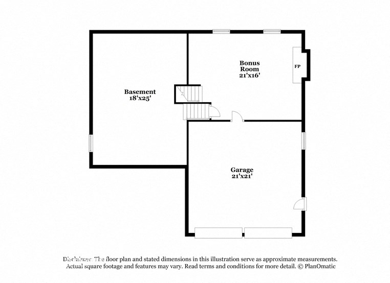 a schematic diagram of the floor plan of a house