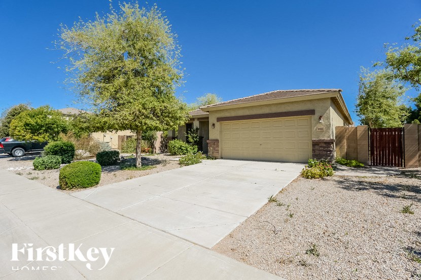 A house with a garage is for sale by FirstKey Homes.