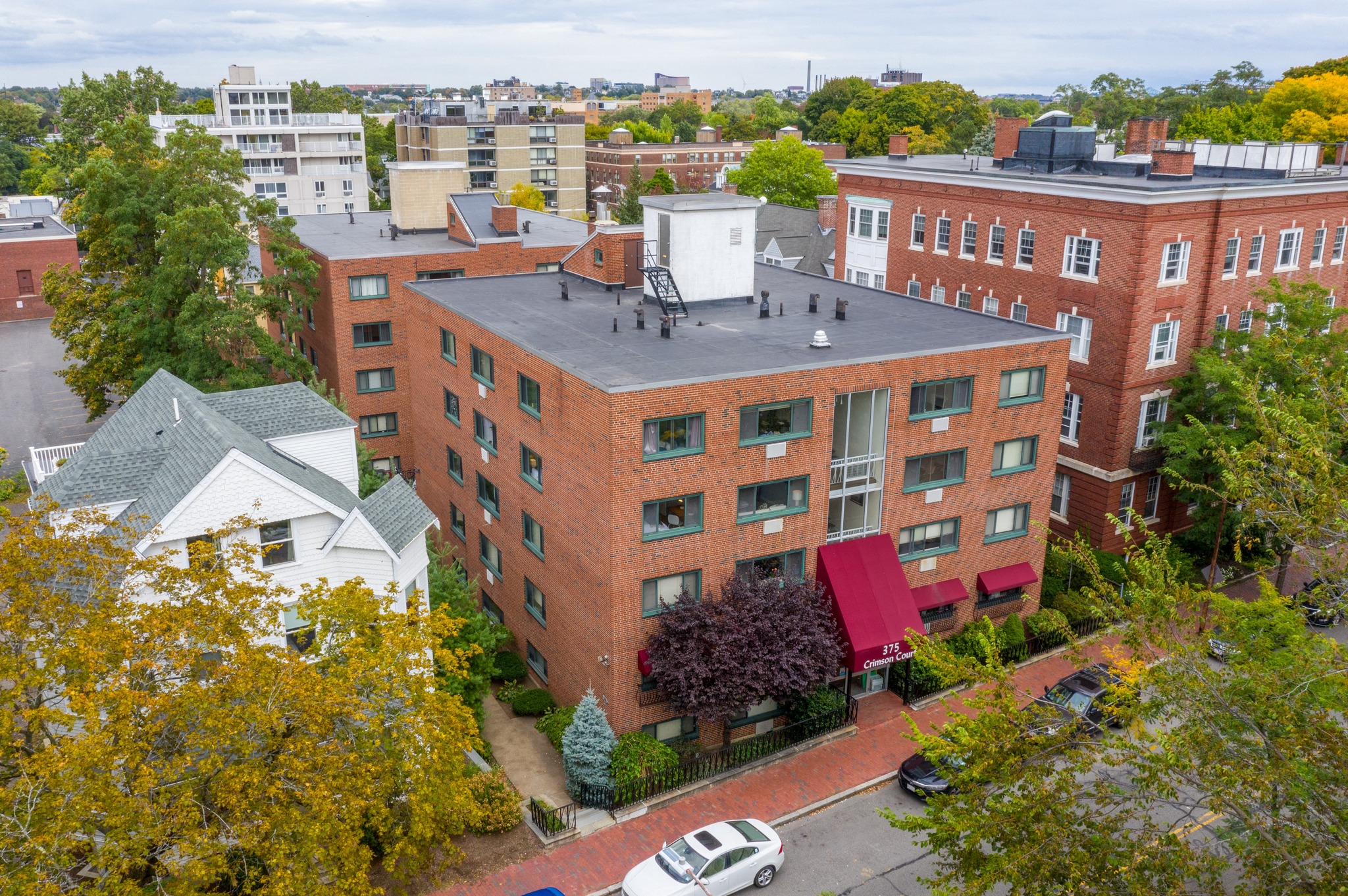 Aerial Exterior Crimson Court