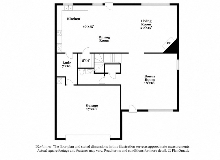the schematic diagram of the floor plan of the residence