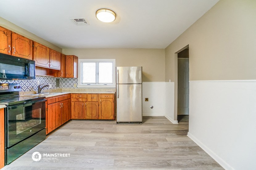 the kitchen is clean and ready for us to use