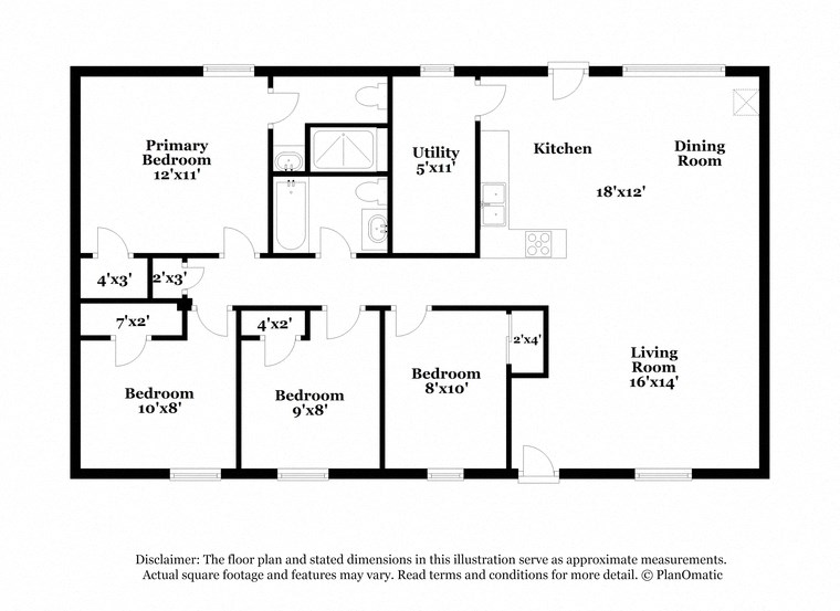 this floor plan is an approximation of our floor plan for our residential home