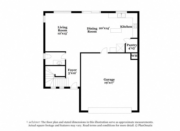 the floor plan of the third level of the residence