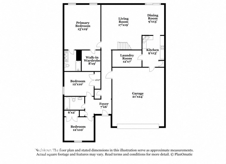 this is the floor plan for the 1100 sq ft home