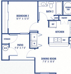 Oak Creek 2 Bedroom Oak Creek 2 Bedroom