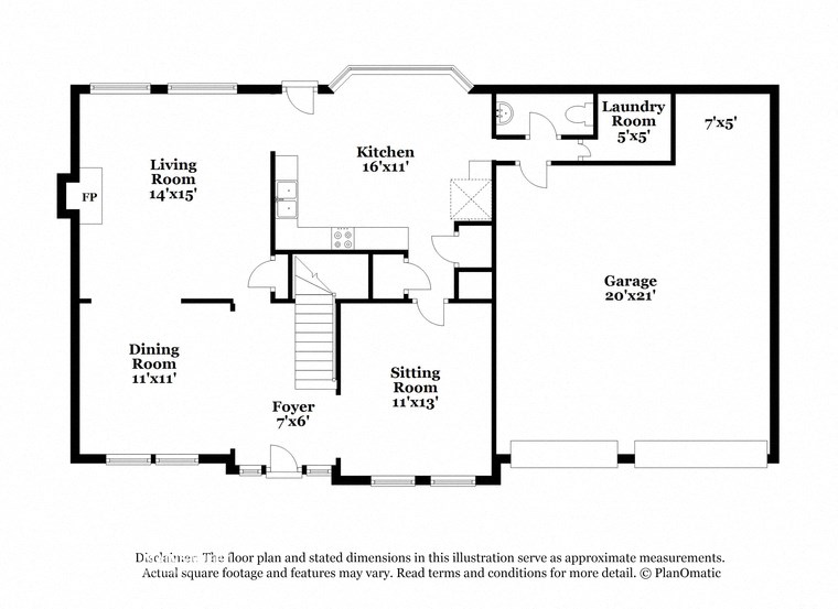 the schematic floor plan of the second level of the house showing the various rooms and