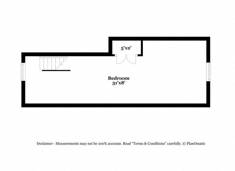 a schematic diagram of a floor plan of a building with the floor scale of room