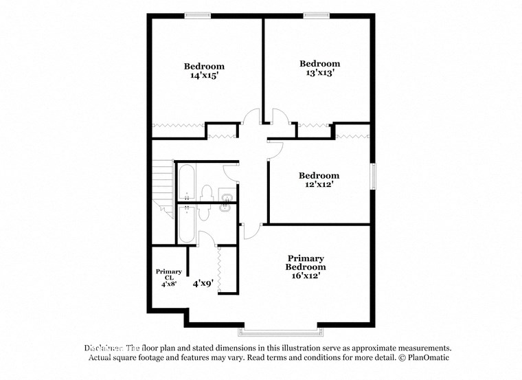 this floor plan is an approximation of the floor plan for a 1 bedroom apartment