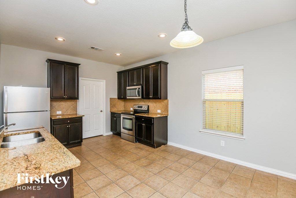 the kitchen is clean and ready for us to use