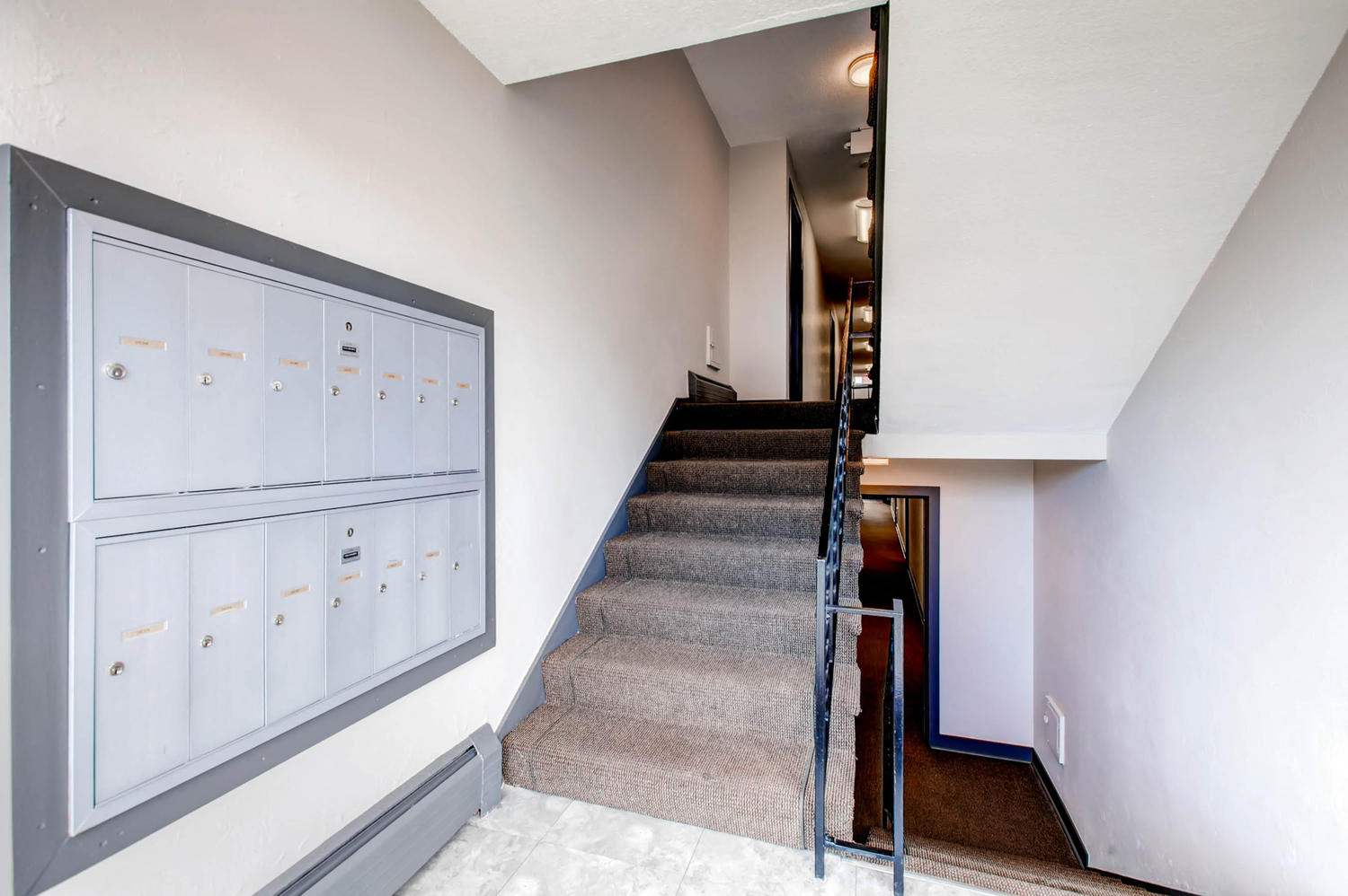 Our Apartment Building Mailboxes at Off Broadway Flats in Englewood Colorado